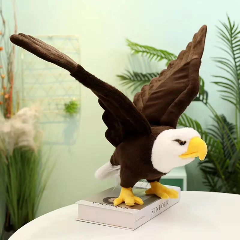 

Bald Eagle Anime Plush Toy 60/90cm Super Soft Cute Stuffed Animal Ideal for Holiday Gifts Christmas Thanksgiving