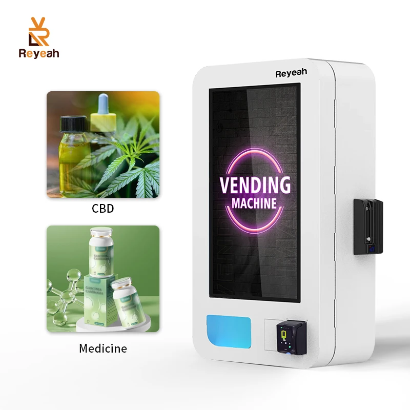 32 Inch Touch Screen Mini Countertop Age Verification Vending Machine Card Operated Small Wall Mounted Vending Machine