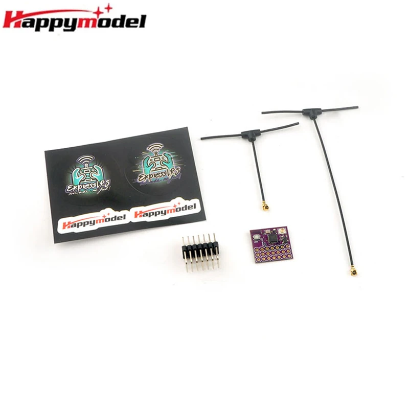 Happymodel expresslrs elrs epw6 tcxo 2.4ghz pwm sinal 6 canais receptor adequado para rc fpv fixo-asa quadcopter drones diy