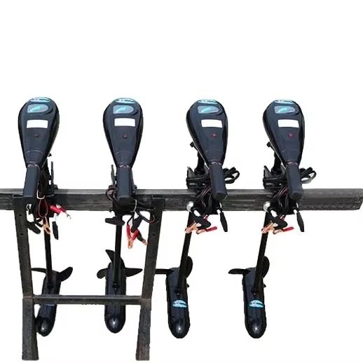 

50 Pound Thrust 12v Electric Saltwater Trolling Motor with Transom Mount for Inflatable Fishing Boats Kayaks