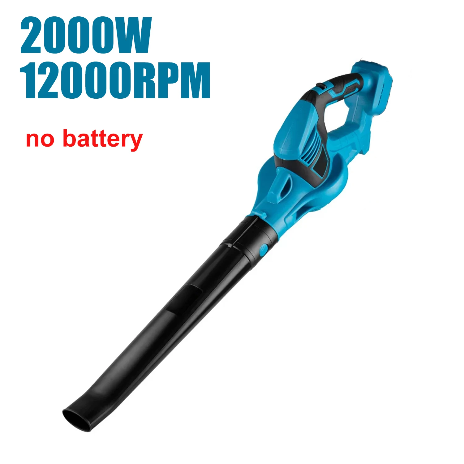 2000W High Powerful Electric Air Blower Handheld Cordless Leaf/Snow/Dust Blowing Blower Garden Tool for Makita 18V Battery