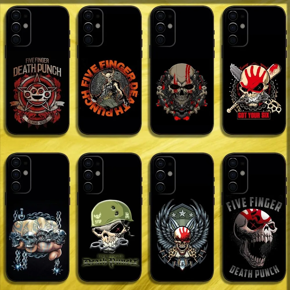 

Five F-Finger D-Death Punch Phone Case For Samsung S24,S21,S22,S23,S30,Ultra,S20,Plus,Fe,Lite,Note,10,9,5G Black Soft Cover