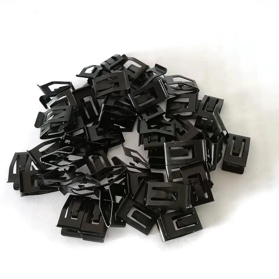 Picture 6: 50PCS Car Dashboard Rivet Fastener Clips Metal Black Bumpers Rivet Fasteners