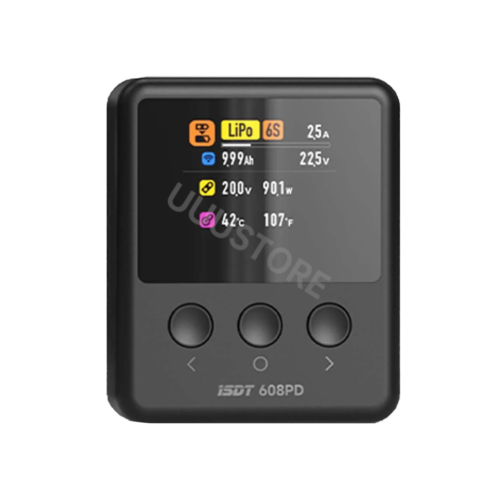 

ISDT 608PD Lipo Balance Зарядное устройство Разрядник, 240 Вт/10 А постоянного тока PD 140 Вт/5 А Smart Digital для радиоуправляемых батарей LiFe/Lilon/LiPo/LiHV