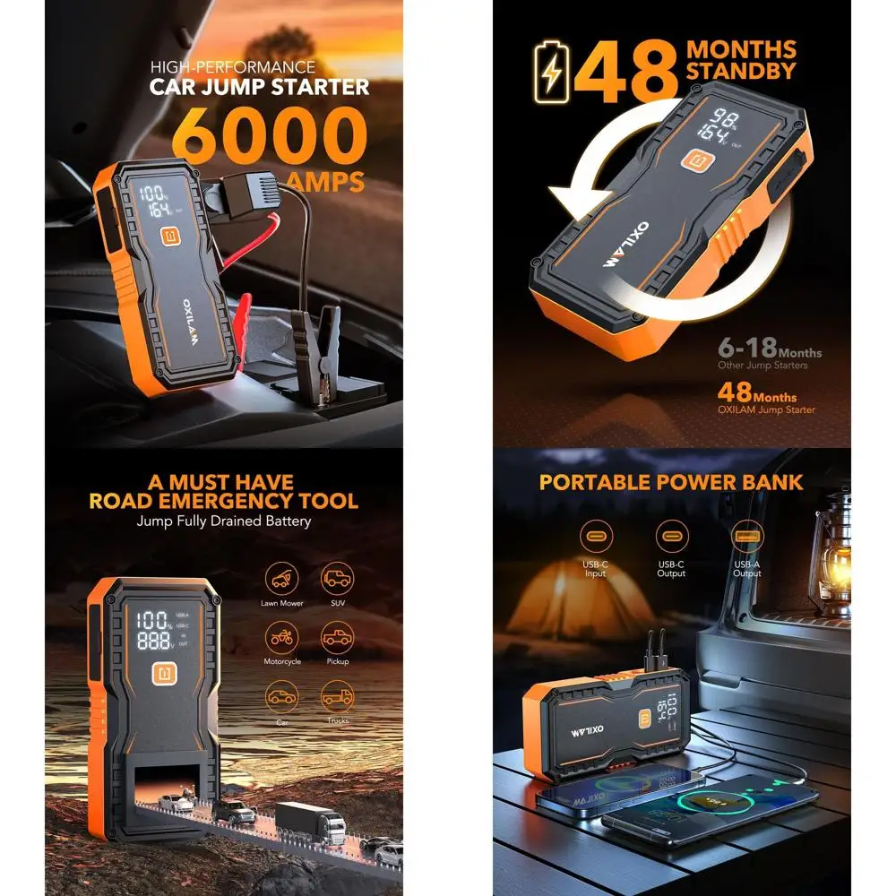 Jump Starter 6000A …