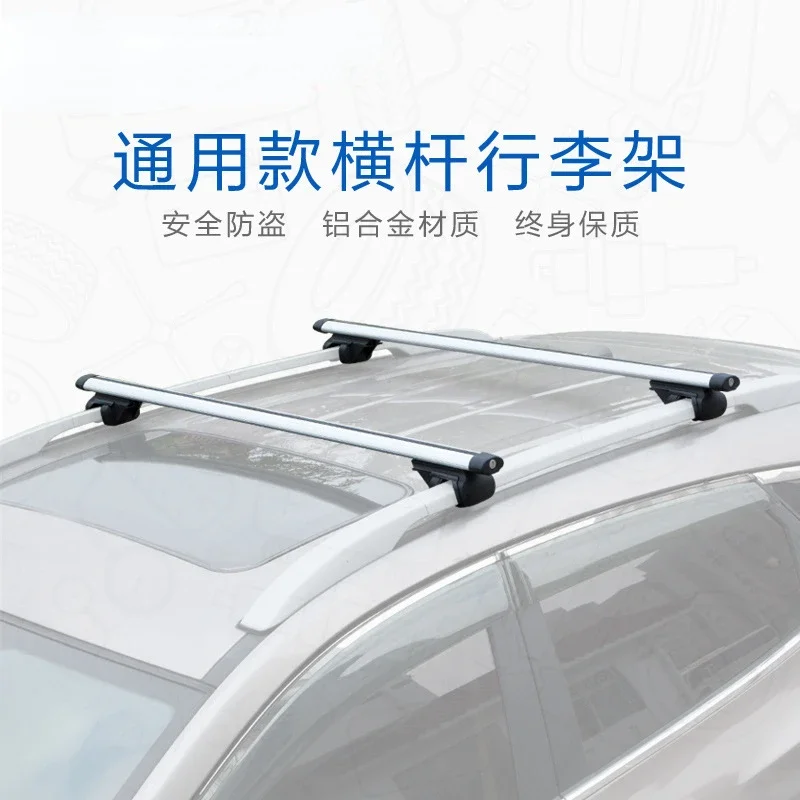 

125CM 135CM Universal Car Roof Racks Kit No Need Original Roof Rail Aluminum Alloy Crossbar Luggage Carrier