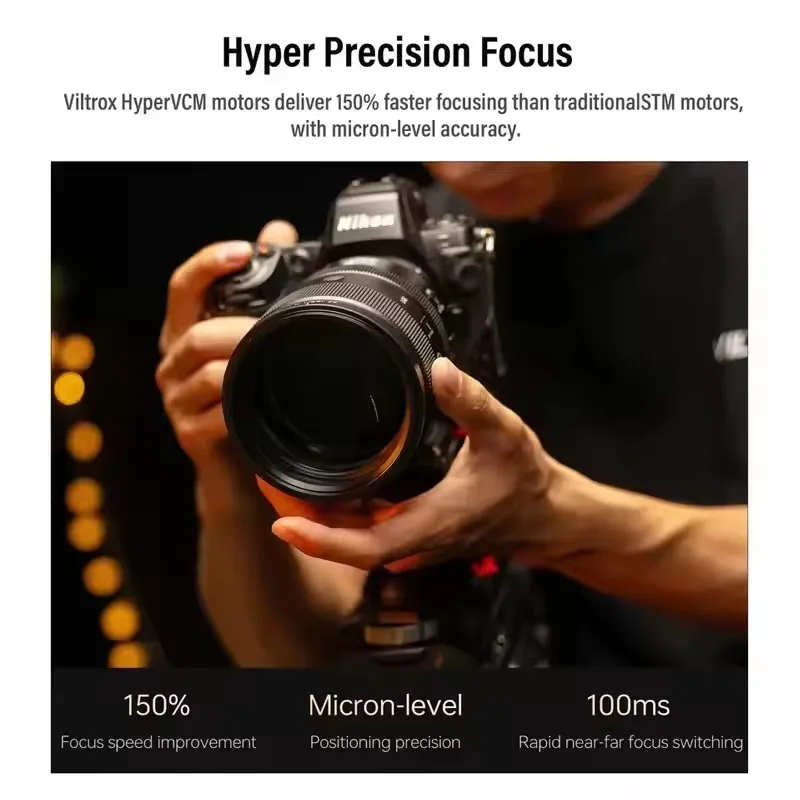 VILTROX AF 135mm F1.8 LAB Z Full Frame Large Aperture Auto Focus Lens for Nikon Z HyperVCM motor Info Screen Custom Button