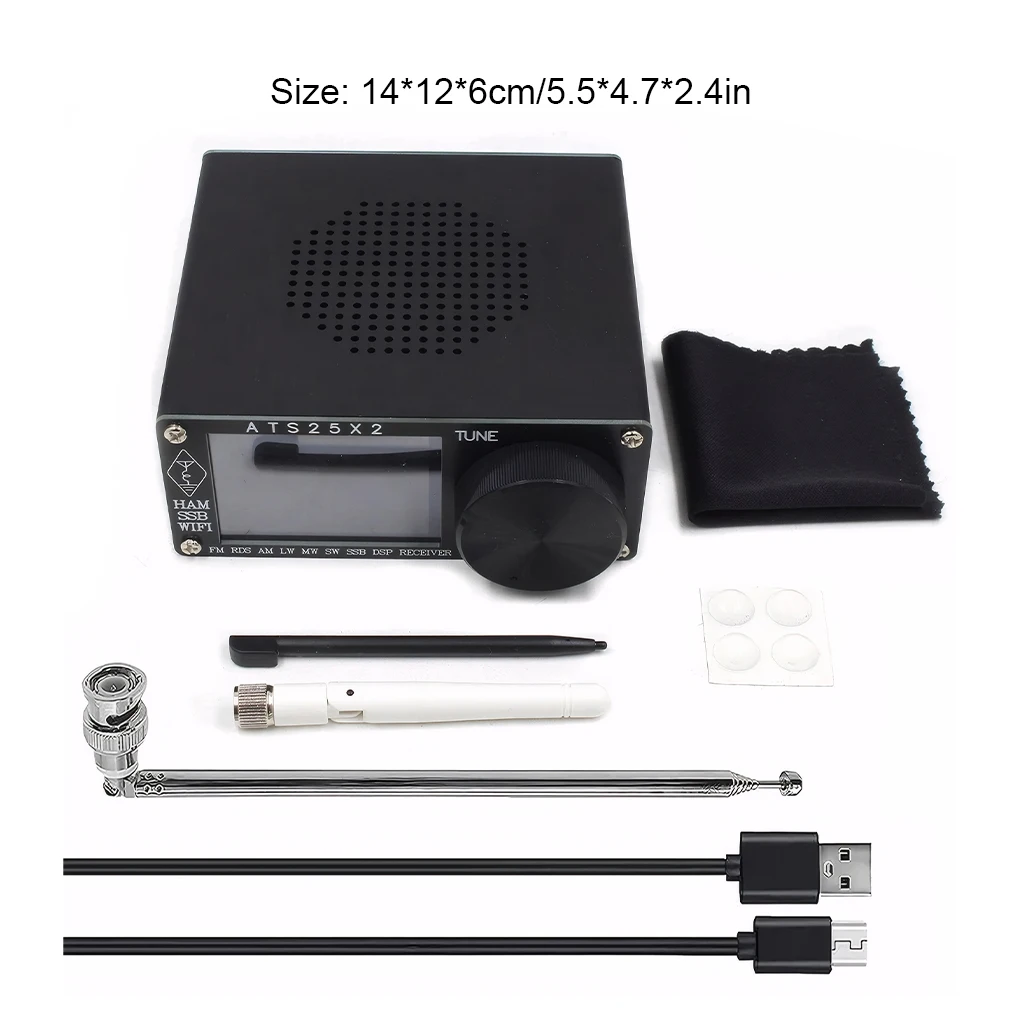 Metal Shell ATS-25X2 Radio Receiver For On Go Listening Cover Metal Shell ATS-25X2 Receiver