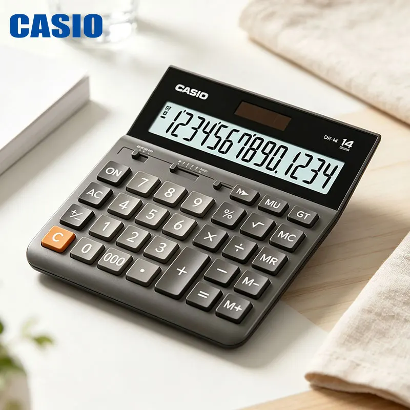 Casio DH-14/GX-12B/GX-14B/GX-120B Store financial business calculator - Suitable for quiet office environment. Quick response.