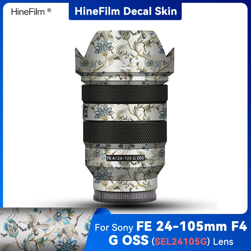 

Hinefilm Skin for Sony FE24-105 F4 Lens Decal Skin 24-105 Wrap Cover for Sony 24-105mm f4 g oss SEL24105G Lens Sticker 24105