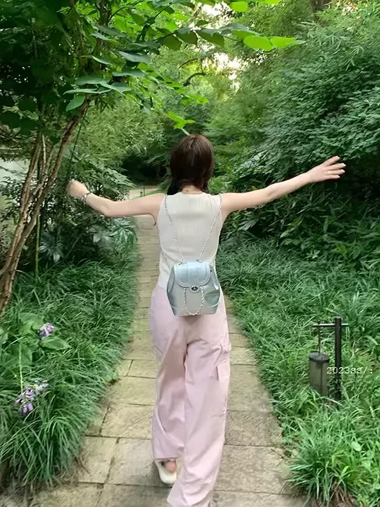 

YUYEE2way Cool Feeling Thin Cotton Lazy Work Pants High Waist Long Pants Commute Sle Casual Pants Women's Faion