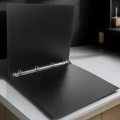 

A4 Four-Hole Document Folder High-Density Material Not Easy to Deform File Storage Bag for Office School Desktop Music Score