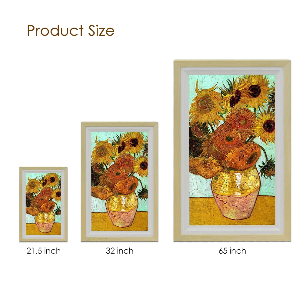 Nft Screen 32 Inch Digital Lcd Frame Nft Display Modern Digital Art Frame Android Photo Display Digit Photo Frame