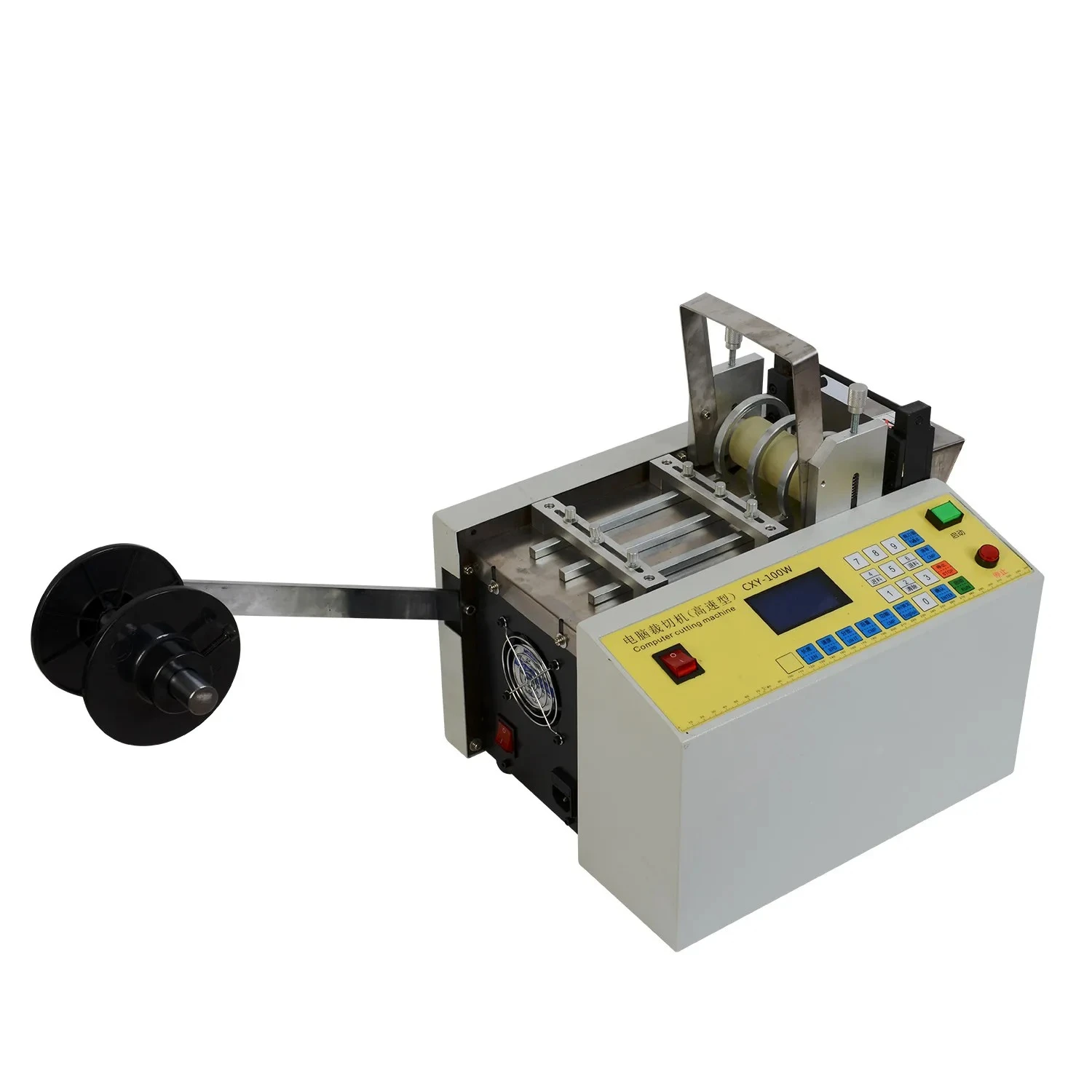 2026-Fully Automatic Tube Cutter Heat Shrink Sleeve Tube Cutting Machine Silicone Hose PVC Sleeve Cutting Machine 6