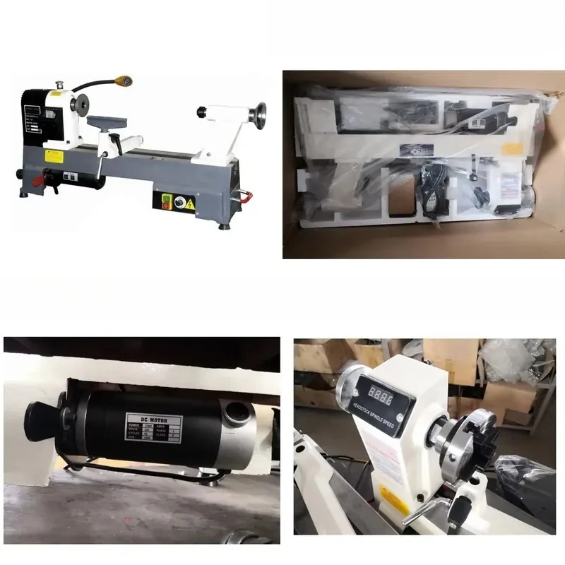 Mini Woodworking Lathe Compact Benchtop Tool for DIY Craft Turning