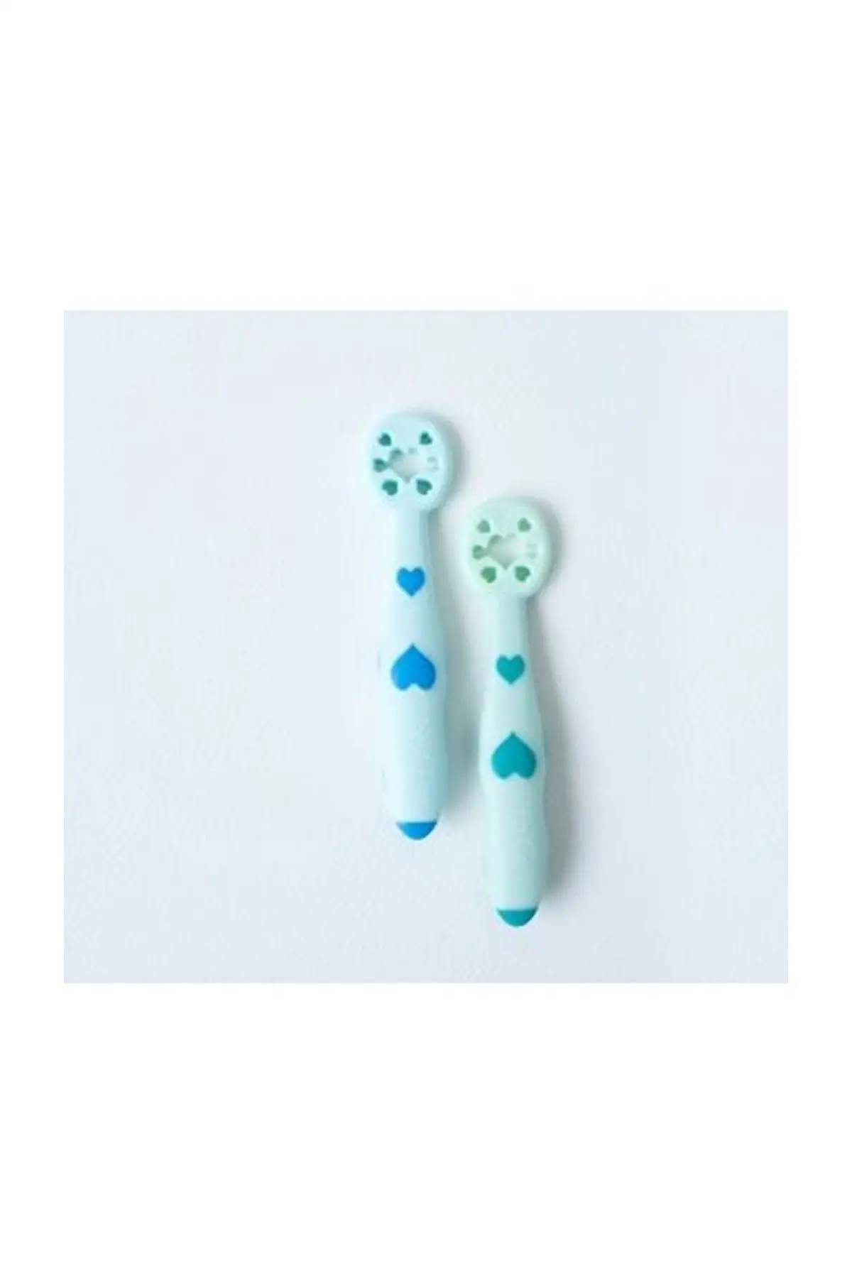 Soft Tip Mash Spoon-2 Piece Set Blue