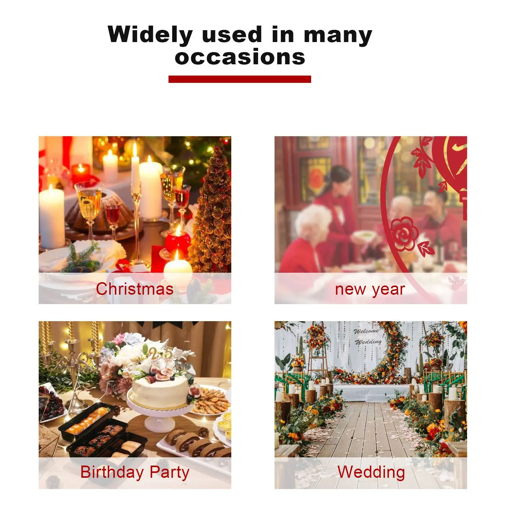 مفرش طاولة مطرز لعيد الميلاد، مفرش طاولة هولي بونسيتة فاخر لزينة عيد الميلاد، 15 × 70 بوصة