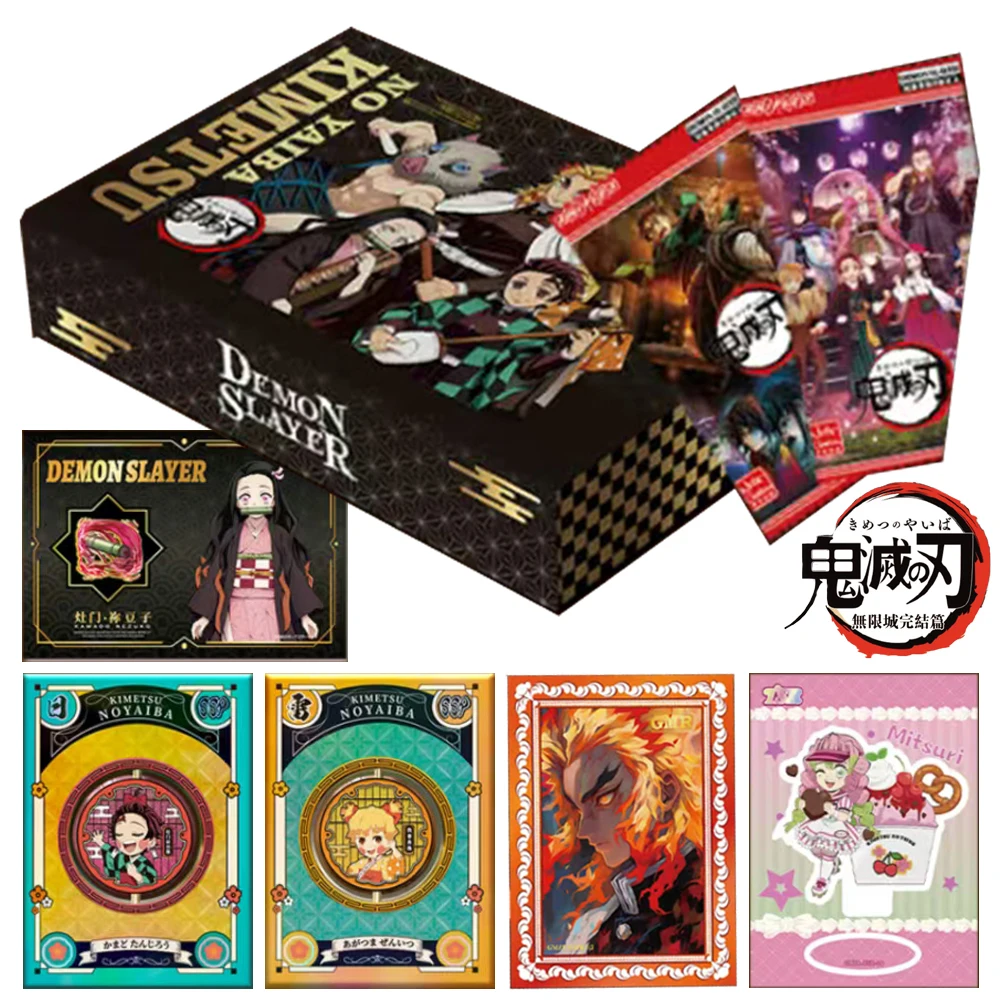 Wholesale Demon Slayer Card For Children Tsuyuri Kanao Kamado Tanjirou Rotating Enamel Limited Game Collection Card Table Gifts