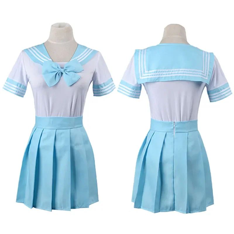 Costumes de cosplay Grain JK Sailor, ensemble chemise trempée, jupe aught, uniforme d'écolière, jupes pour femmes