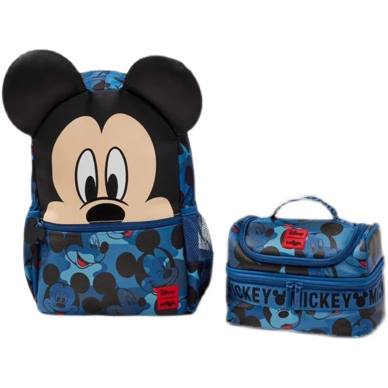 New Australia Smiggle Disney Mickey Mouse School Bag Hat Bag Cute Cartoon Backpacks For Primary And Secondary School Studen Gift