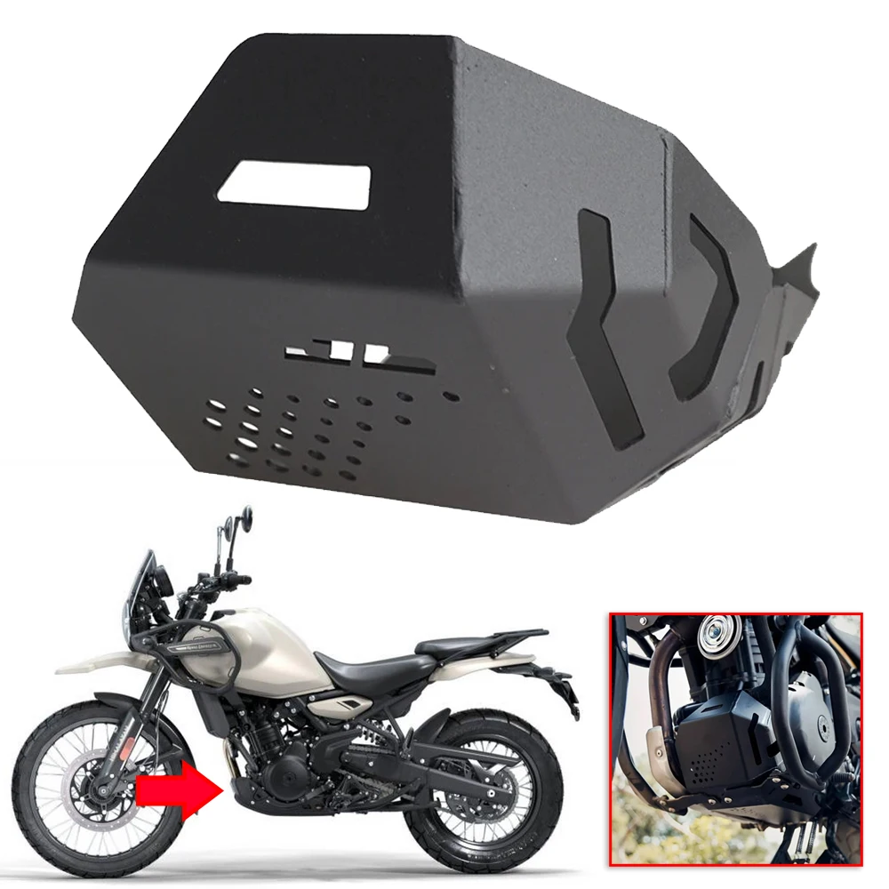 

Motorcycle Stainless Accessories Engine Chassis Guard Engine Bottom Plate Protection Cover For Himalayan450 Himalayan 450 2024-