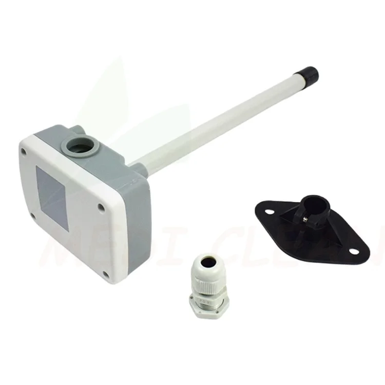 

High Temperature Resistance Pipe Wind Speed Sensor Transmitter Air Volume Anemometer