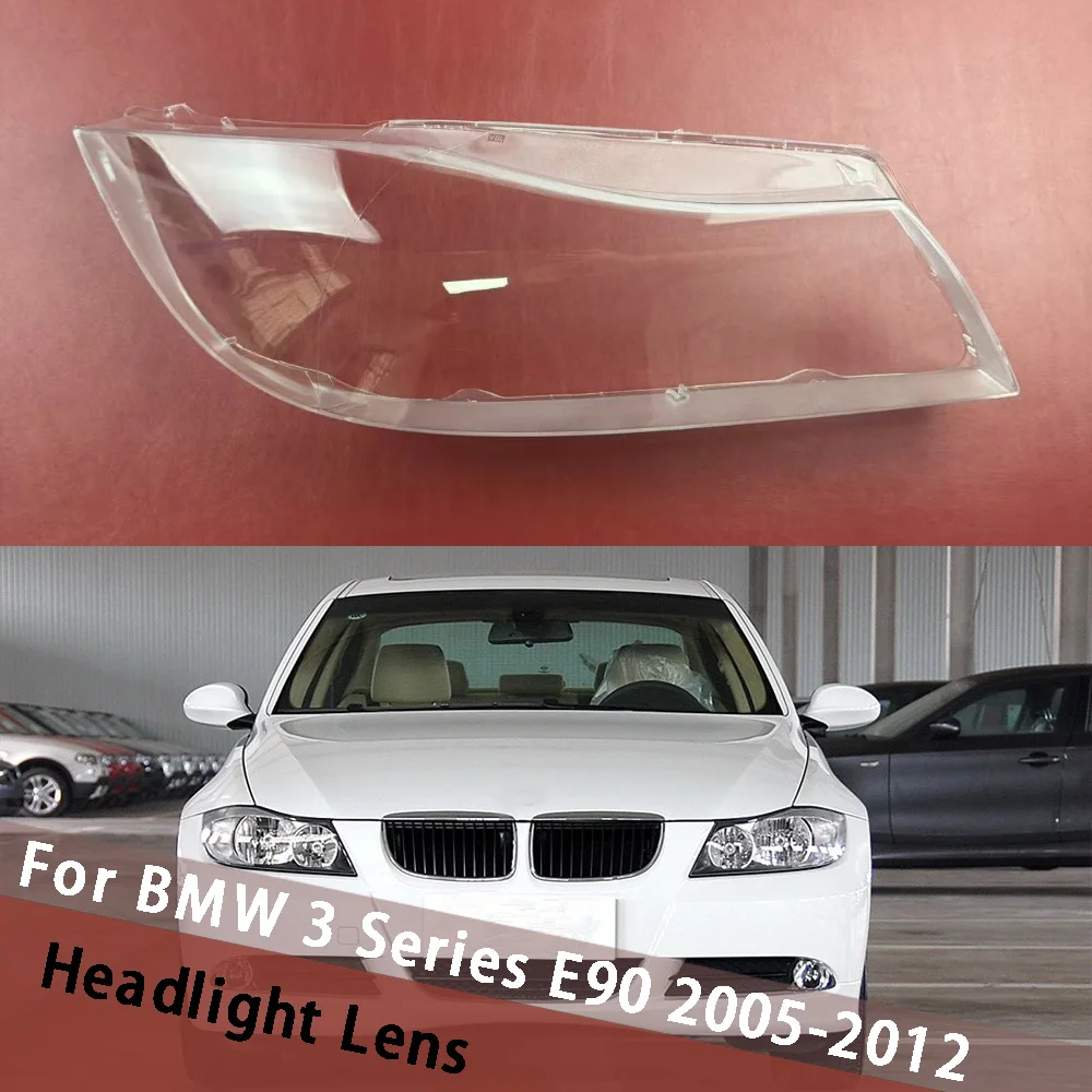

For BMW 3 Series E90 2005~2012 Halogen Car Lampshade Headlamp Shell Headlight Cover Head Light Lampcover Lens Plexiglass