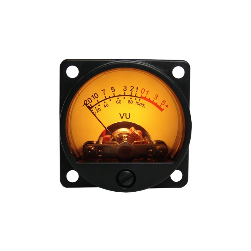 34Mm Vu Niveau Audio Meter Led Warm Backlight Met Driver Board Sluit De Uitgang Van De Eindversterker Gebruikt Voor Auto-Cd Modificatie