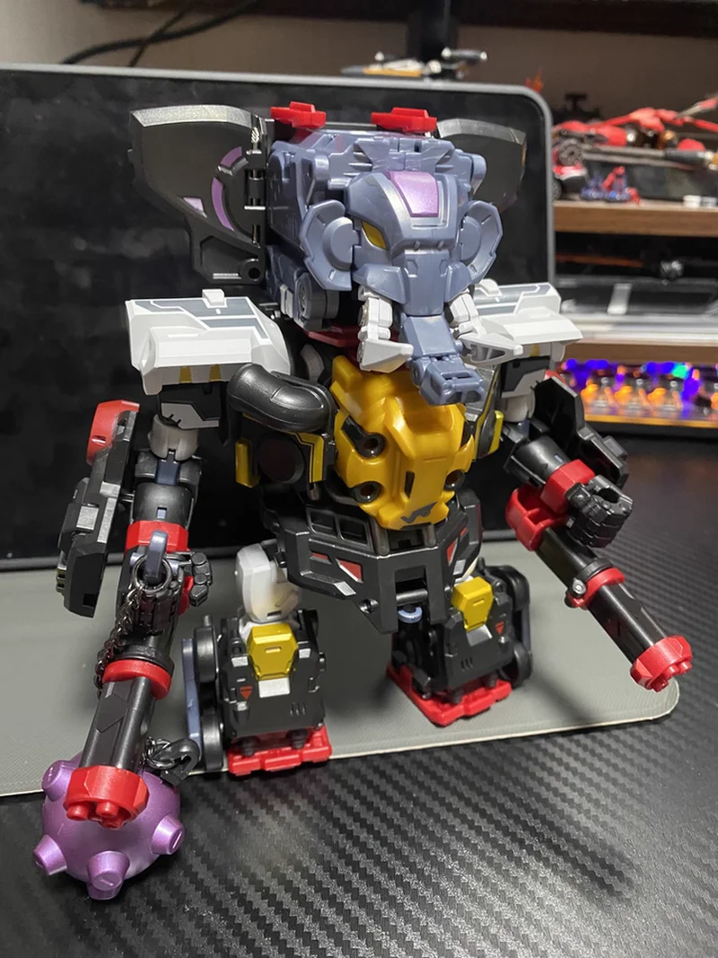 在庫あり 52toys ビーストボックス ユニバーサルシリーズ スーパービーストマシン ワイルドトレイン 変形 クラシックトイ 組立モデル メカ