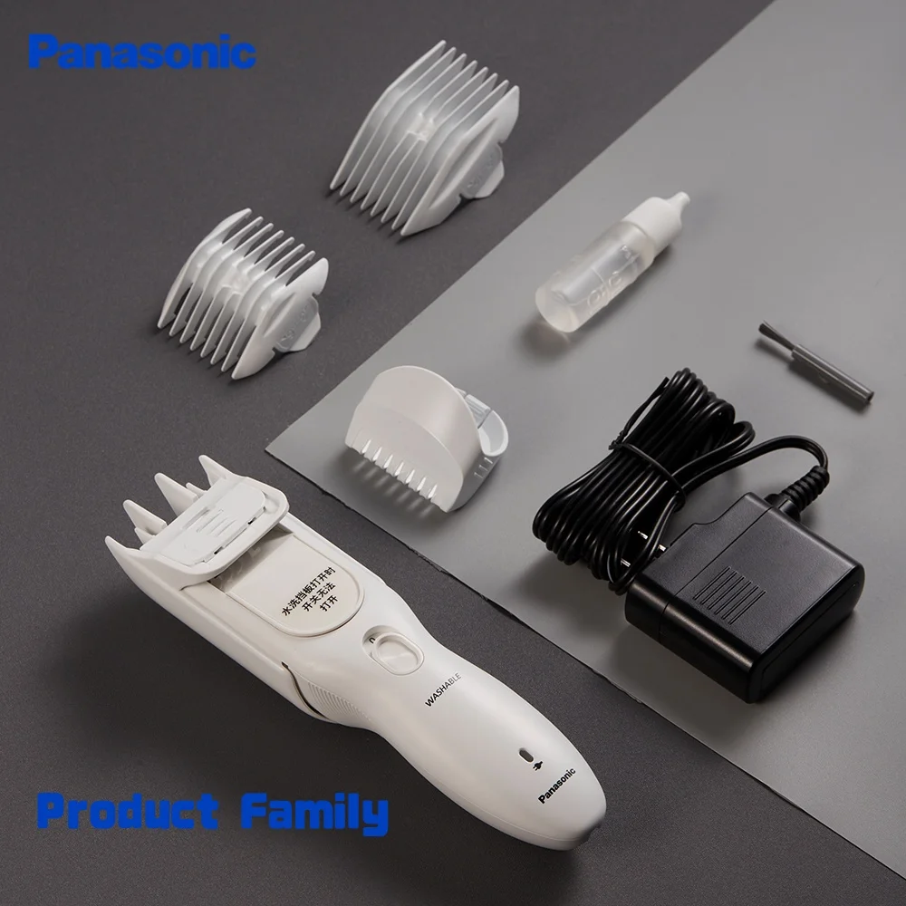 ماكينة قص الشعر الكهربائية من باناسونيك 100-240 فولت، ماكينة قص الشعر الذاتي، جهاز احترافي قابل لإعادة الشحن، كهربائي على حد سواء
