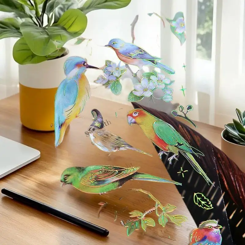 3 Blatt/Set Journaling- und Scrapbooking-Aufkleber zum Selbermachen, Basteln, Heißprägeaufkleber