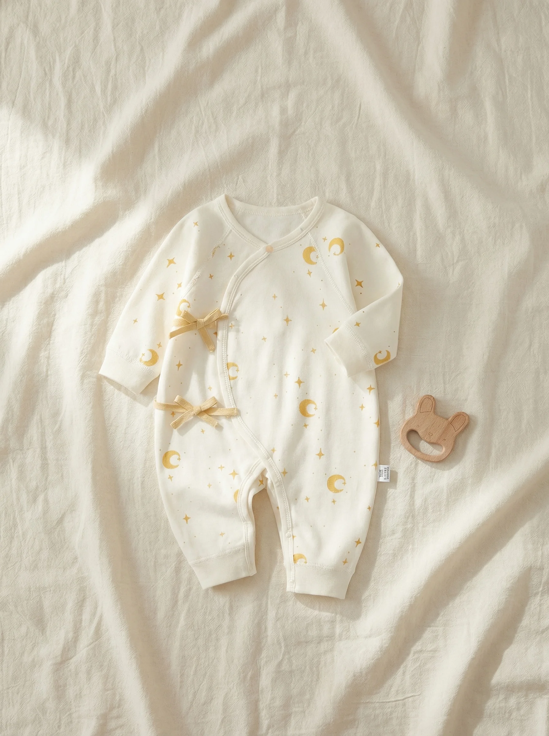 Newborn Baby Romper Cotton Long Sleeve Seamless Onesie Clothes Cute Print Spring Autumn 0-6M Infant Pajamas Jumpsuit