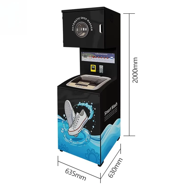 Customized Creative New Design Automatic Commercial Shoes Washing Vending Machine Minimum order of three items