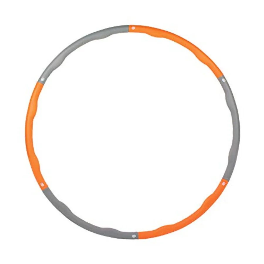 

Wave Hula Hoop for Fitness Practice Lightweight Plastic in Bright Colors Smooth Rolling and Easy to Use