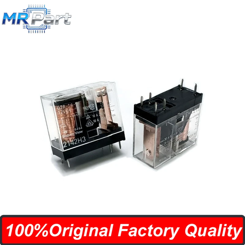 5pieces Original Japan G2R-1A-E 12VDC Power Relay DC24V 1 Group Normally Open 1a Single Pole Single Throw 16A 250VAC DIP 6Pin