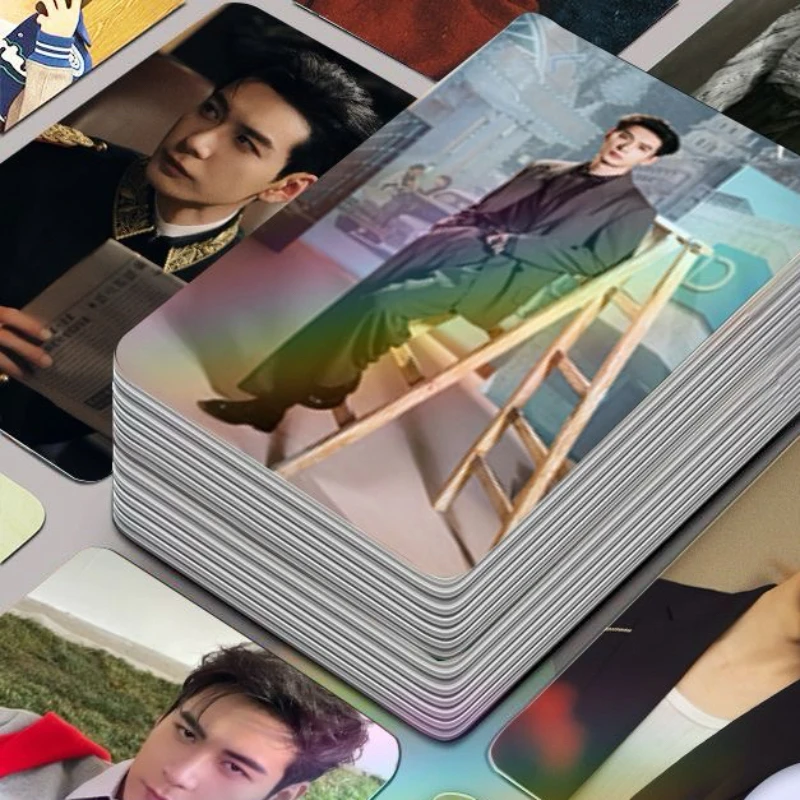 30/50PC No Repeat Chen Xingxu Lu Yuxiao Dai Xu TV Love Between Lines Xiao Zhiyu Drama Stills Double-side Print 3 Inch Card
