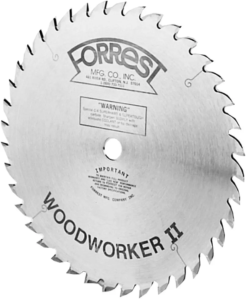 WW10407125 Woodworker II 10-Inch 40 Tooth ATB .125 Kerf Saw Blade with 5/8-Inch Arbor