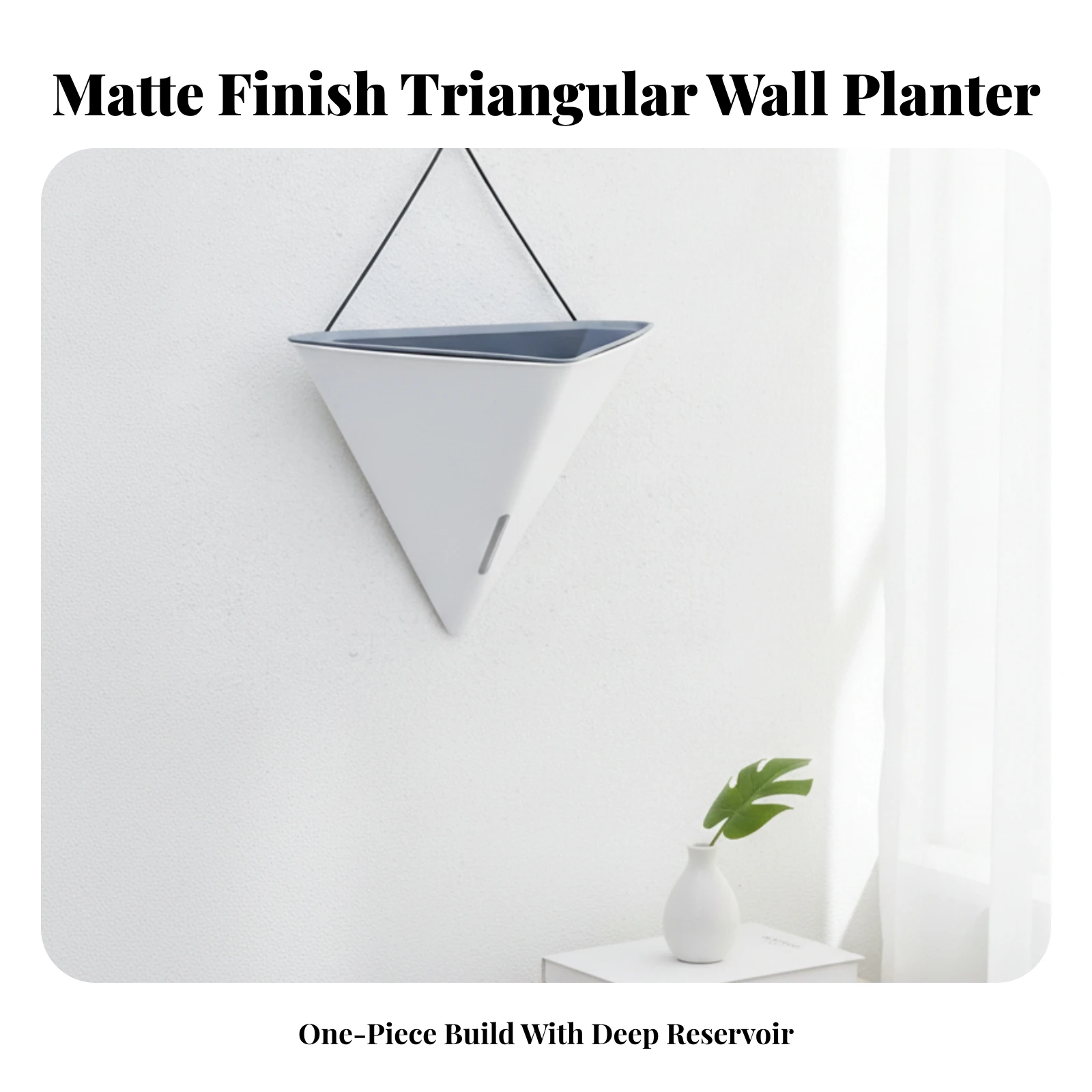 وعاء زهور معلق على الحائط مع ن - مراجعة Self Watering Planter وسعره
