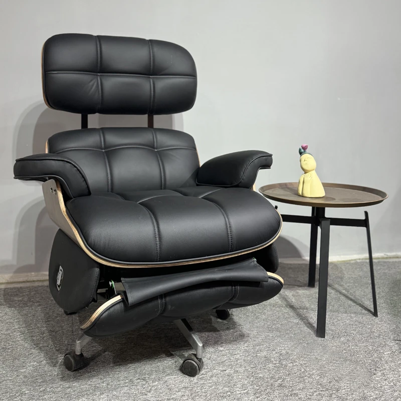 Latest Design Modern Electric Home Office Chair Genuine Leather Rotating Lift Chair