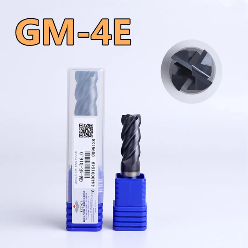 

GM-4EL-D16.0 ZCC.CT GM-4EL Four blade long blade flat end milling cutter D16.0*16*50*150 4T Flat end mills 4 Flute Flat End Mill