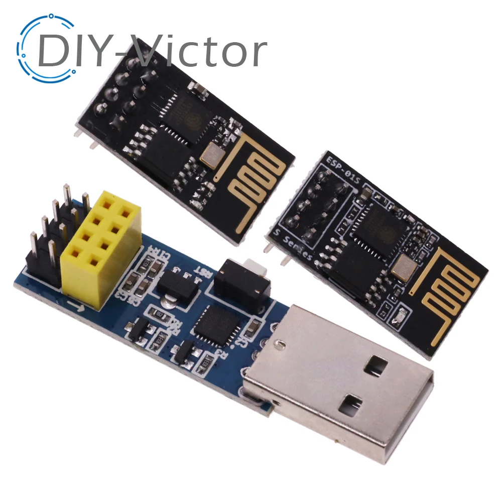 Adopted CH9102 serial port chip ESP8266 ESP-01 ESP-01S Module WIFI Wireless Sensor Switch Relay  Programmer Adapter For Arduino