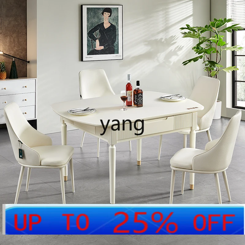 Lmm solid wood mahjong dining table dual-purpose automatic mahjong machine integrated household simple and silent