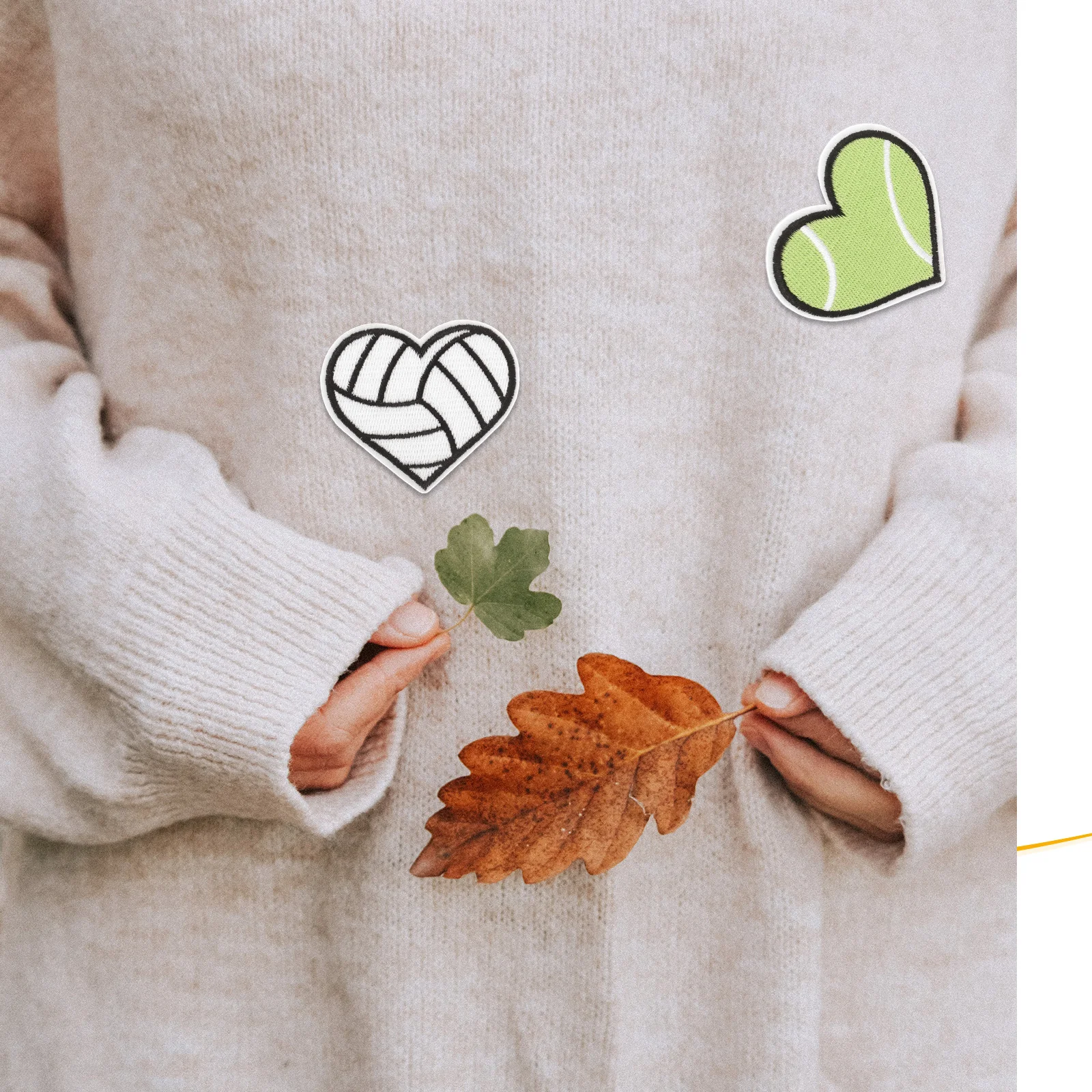 

7Pcs Heart Shaped Appliques for Clothes Sports Patches Sewing Repair Decoration