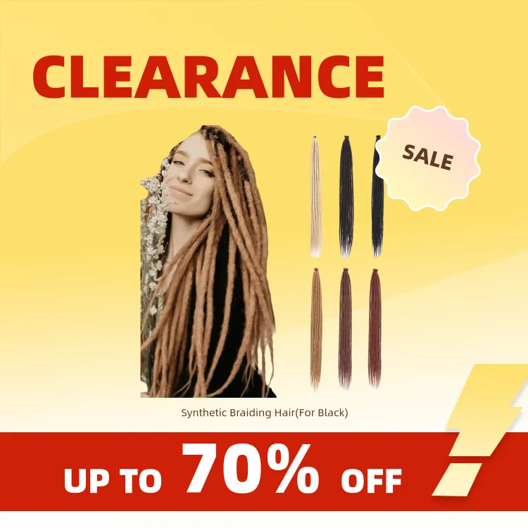 Clearance_Synthetic Dreadlock Extensions 10 Root/pack Hippie Single Ended Dreads Ombre Loc Extensions 24 Inch Reggae Style Croch