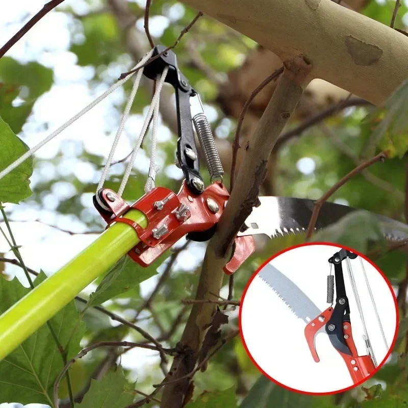 Glass Fiber Reinforced Plastic Stretchable Pruning Tool Insulation High-altitude Pruning Scissors Save Labour High-branch Sawing