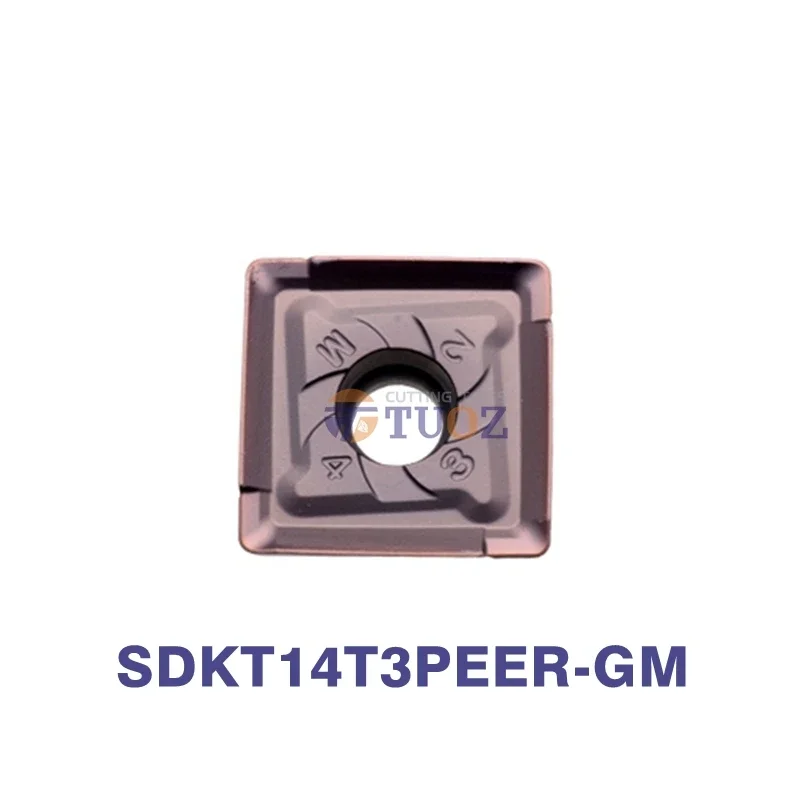 เครื่องกัดเซาะร่องคาร์ไบด์ GA4225 100% SDKT14T3PEER-GM เดิม sdkt CNC เครื่องมือกัด14T3