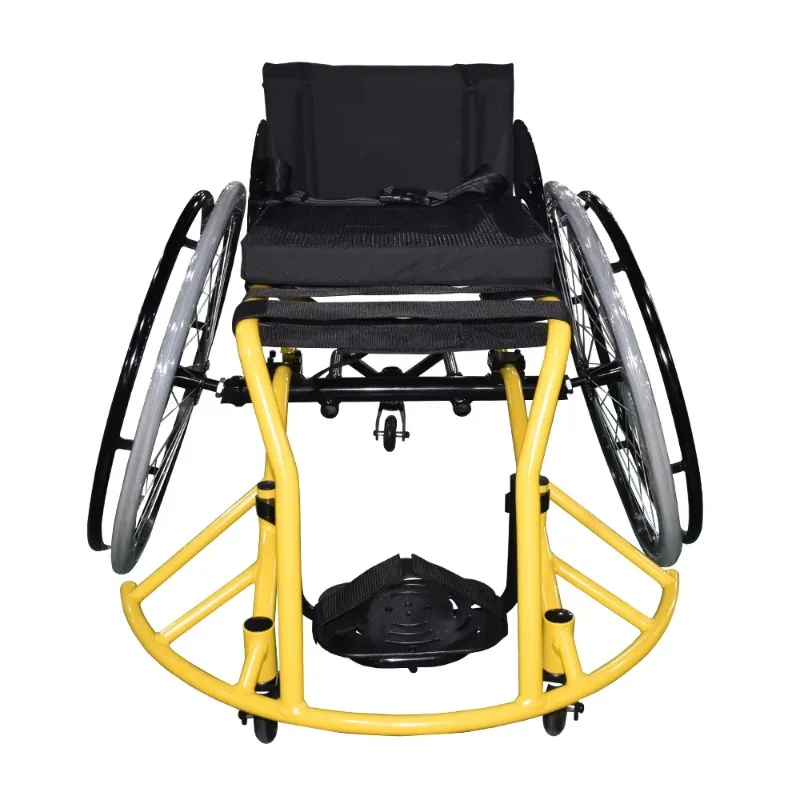 Lightweight Leisure Sport Wheelchair Supplier Defensive Rugby Wheelchair for Disable
