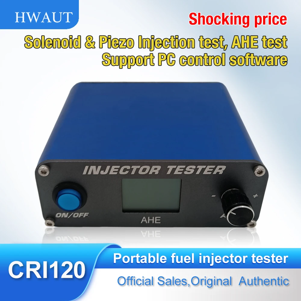 HWAUT CRI120 USB Simulator Diesel Common Rail Injector Tester With AHE Test For Bosch Delphi Cummins Siemens CAT C7 C9 Repair