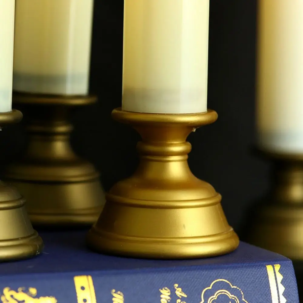 High Quality Battery Operated Electronic Candles Multi-scenario Party Supplies LED Candles Home Decoration Candle Holders