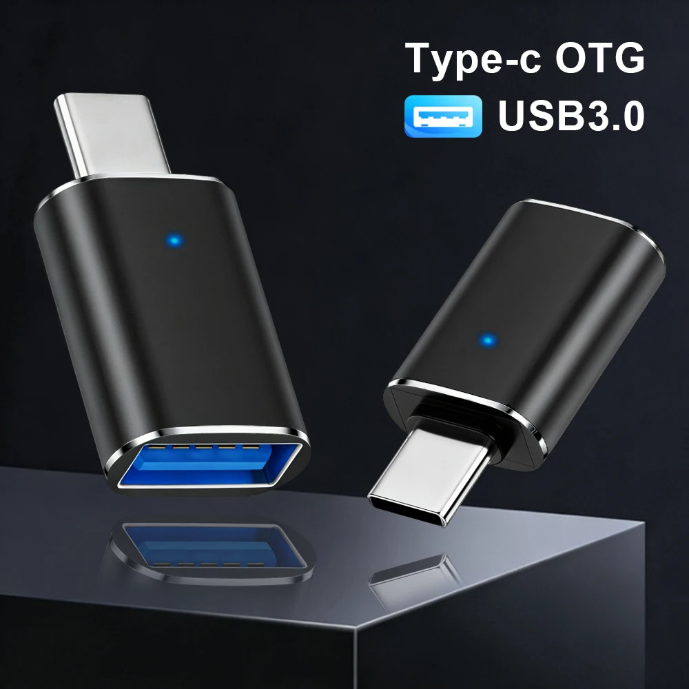 

﻿ ﻿ USB C OTG Adapter USB C Male to USB 3.0 Female Cable Converters For Macbook Samsung S22 S20 Xiaomi 5Gbps Type-c OTG Connecto